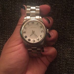 Silver stainless steal Marc by Marc Jacobs watch